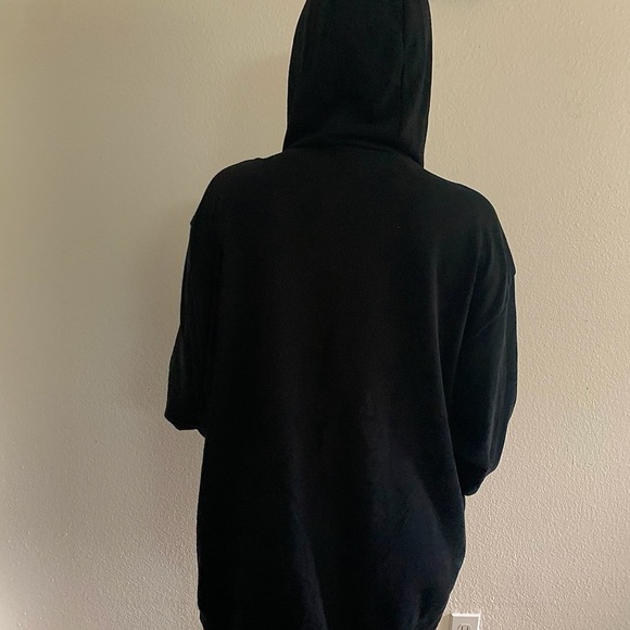 Black Criss Cross Nike Hoodie - Picture 2 of 2
